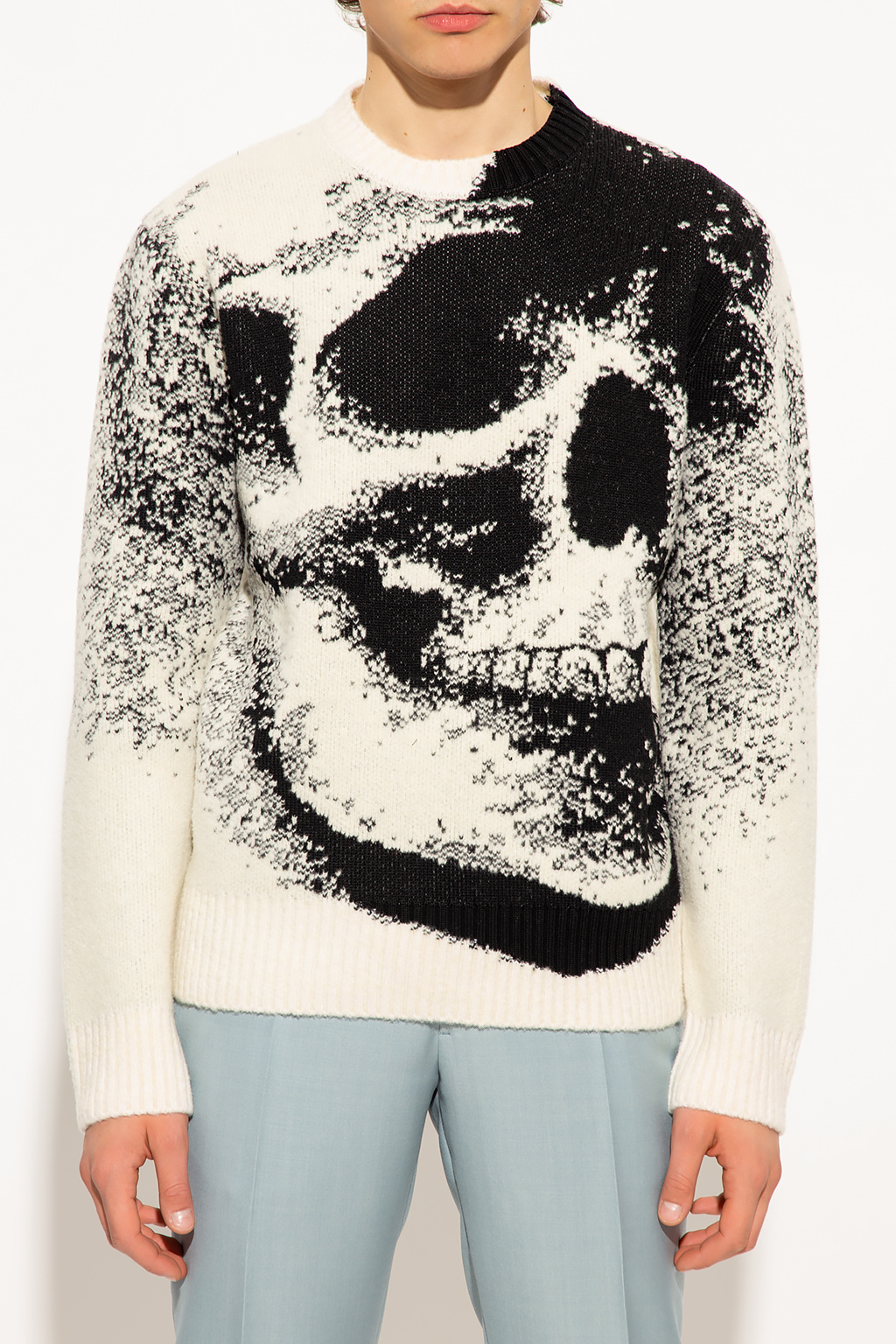 Alexander McQueen Sweater with skull motif | Men's Clothing | Vitkac